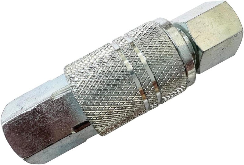 SANFU 3/8 High Flow Air Fittings, 3/8 Inch Flow Size, Industrial M-Type Coupler, 3/8 Inch Female Threads Size, Steel Material, 300PSI, 9 Pieces Air Compressor Accessories Fittings - Image 5